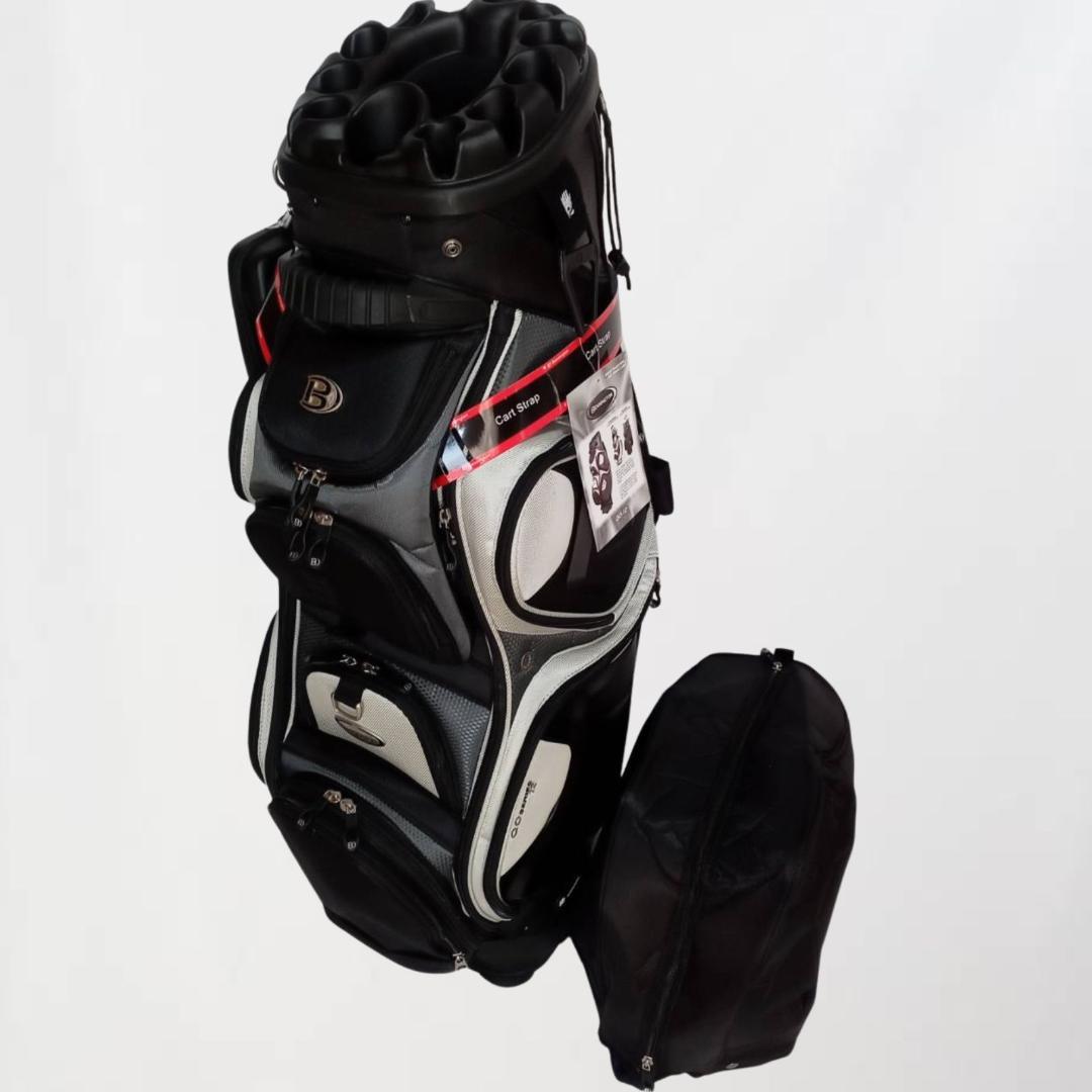 BENNINGTON ベニントン １５分割 キャディバッグ ブラック&シルバー