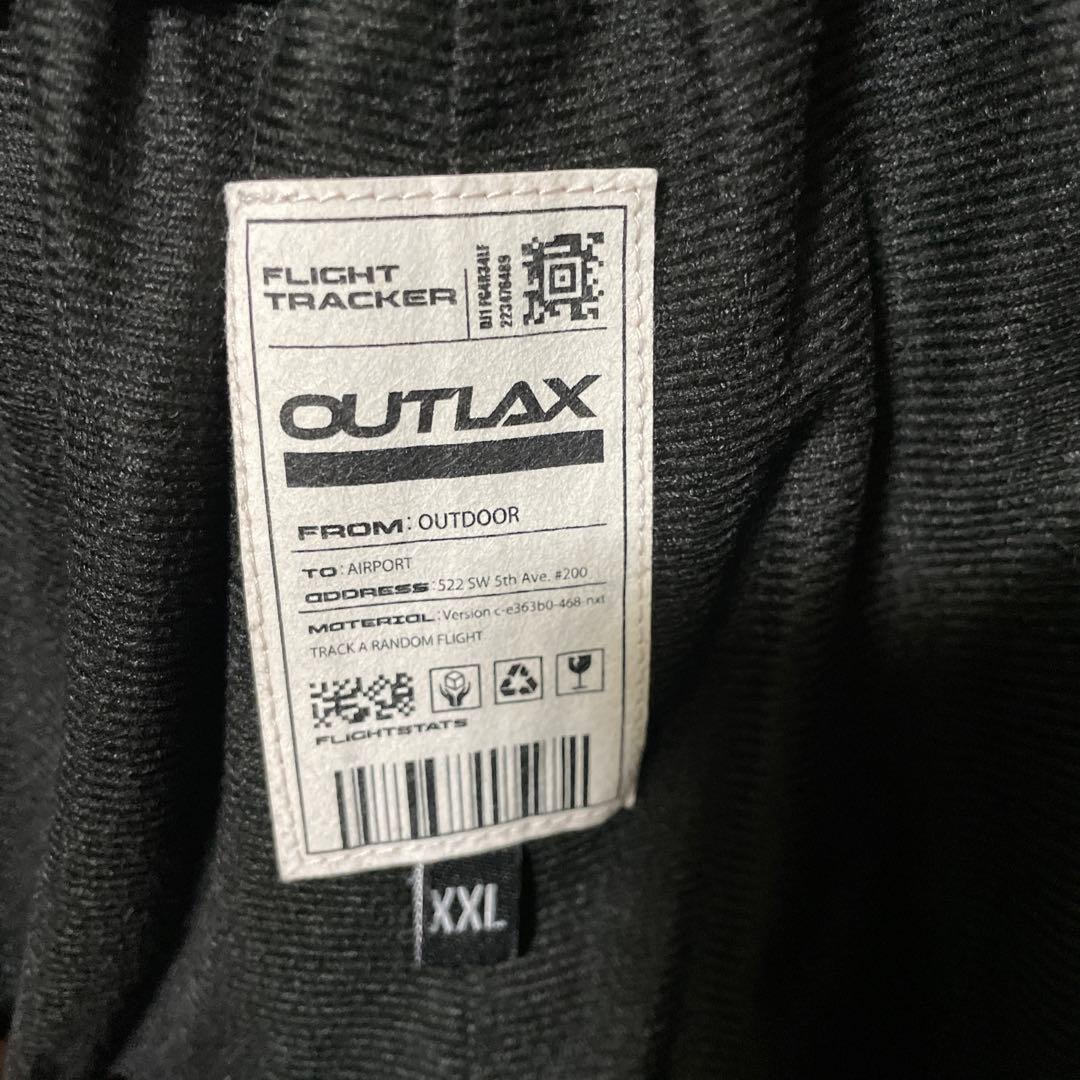 【美品中古】OUTLAX 24-25 XXLグレー セットアップ