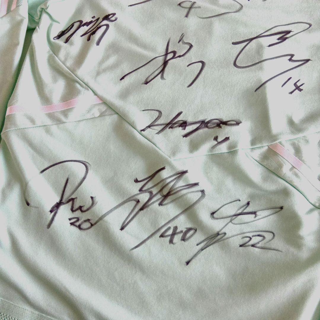 松本山雅 2022トレーニングウェア 複数選手直筆サイン入り