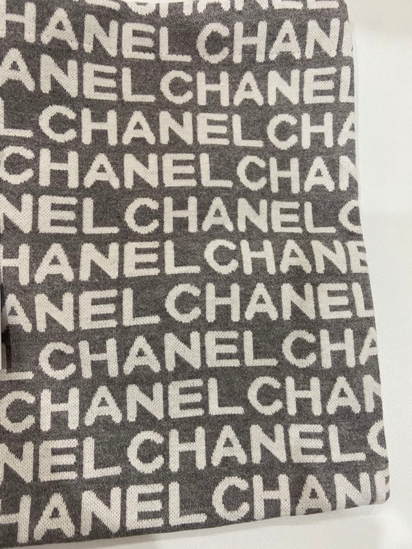 G*フ様 CHANEL 総柄　グレー トートバッグ シャネルノベルティ　ハンドバ