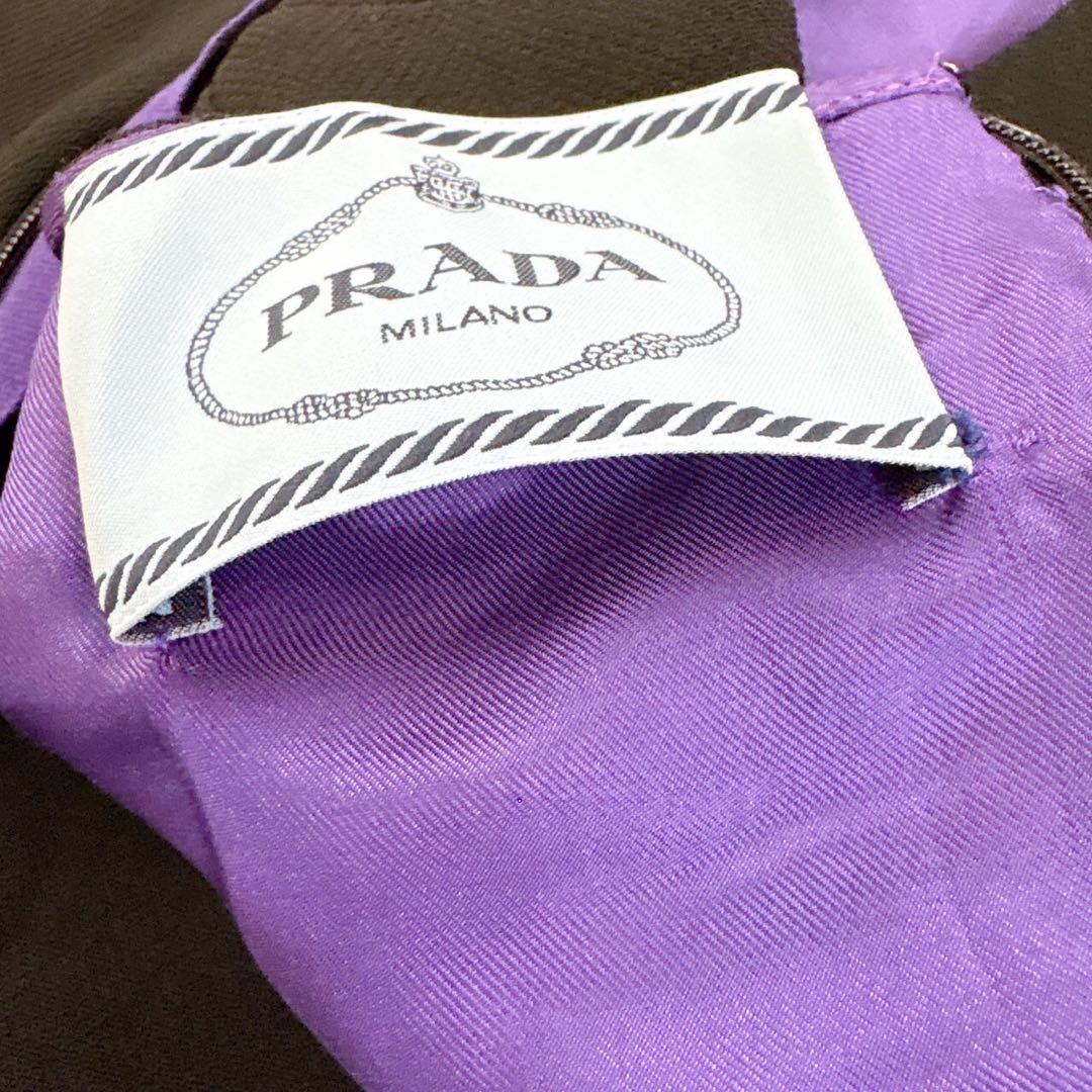 PRADA プラダ ワンピース ノースリーブ ドレス マーメイド 38S