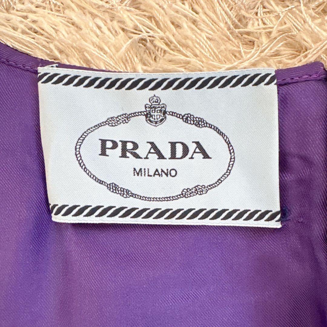 PRADA プラダ ワンピース ノースリーブ ドレス マーメイド 38S