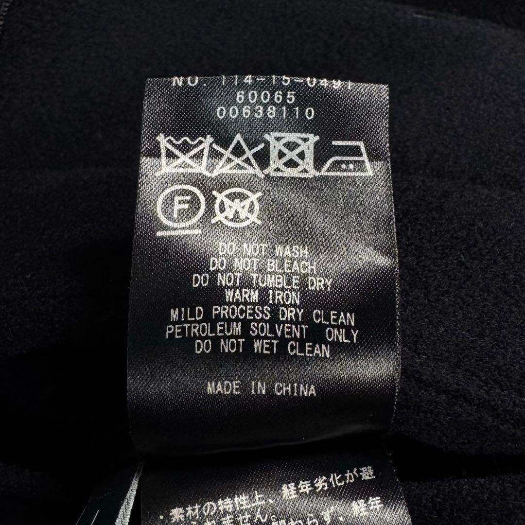 L 近年 極美品 シップス ロロピアーナ ロングコート ネイビー 23AW