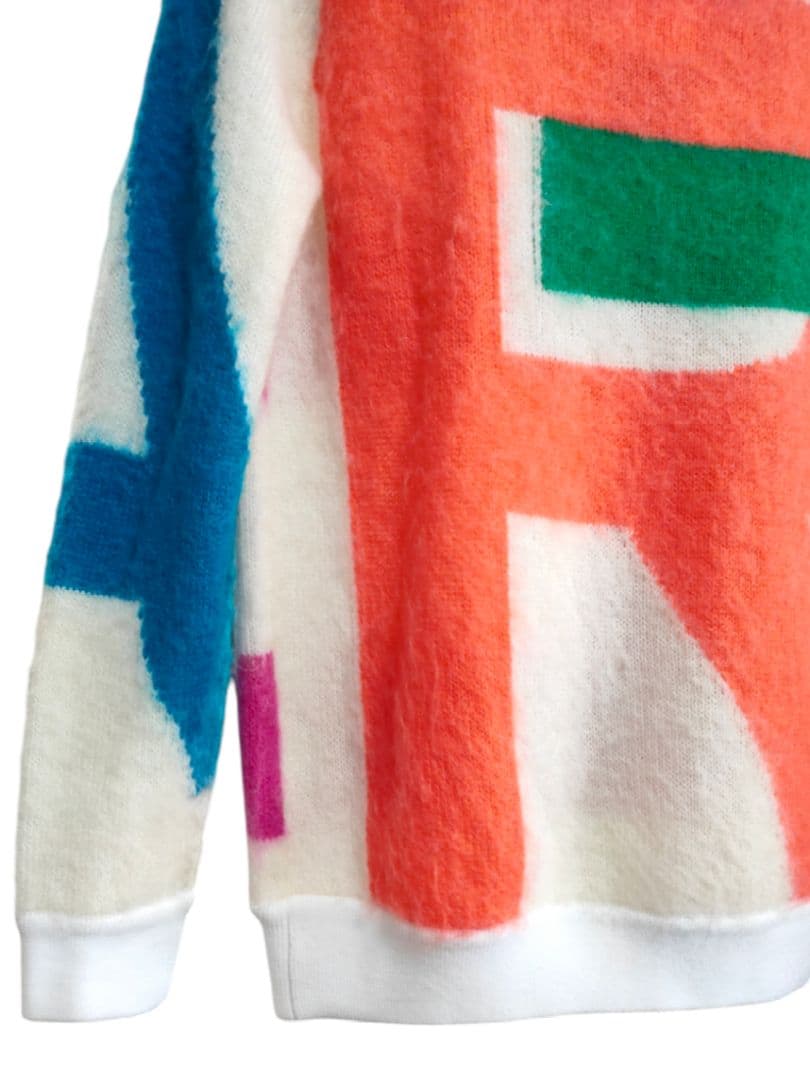 ト*)様 新品7万円 パーリーゲイツ モヘアニット＆スカート ふわふわ