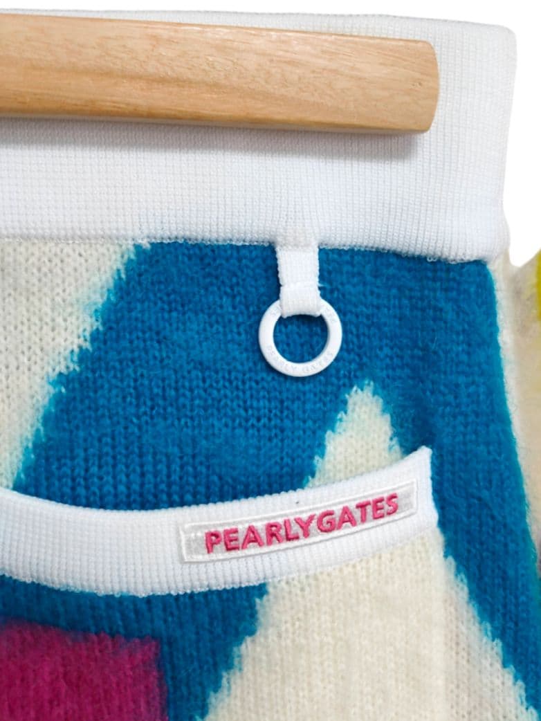 ト*)様 新品7万円 パーリーゲイツ モヘアニット＆スカート ふわふわ