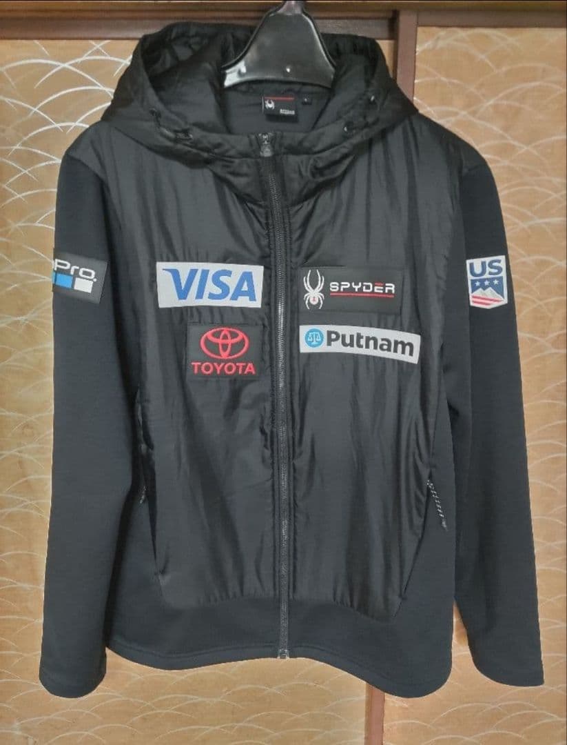 美良品 SPYDER スパイダー U.S.SKI TEAM フード付ジャケットM