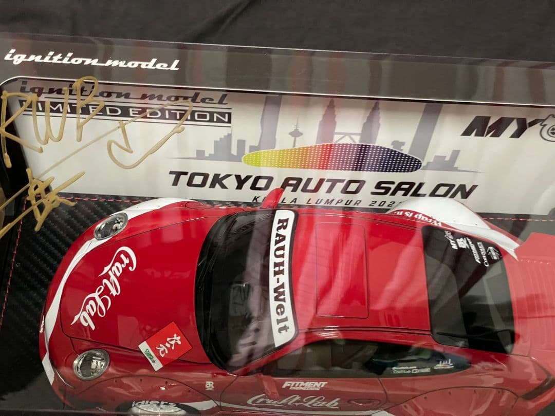 ミニカー ignition model 1:18 RWB Cocacola