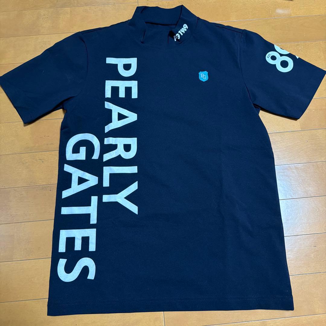 PEARLY GATES パーリーゲイツ 半袖モックネックシャツ サイズ4 - メルカリ