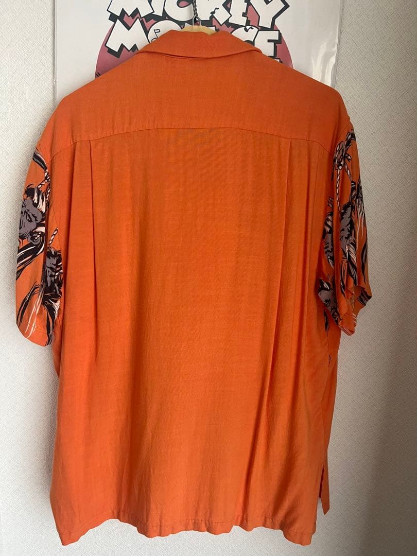 STAR OF HOLLYWOOD シュランケンヘッドレーヨンシャツsize M