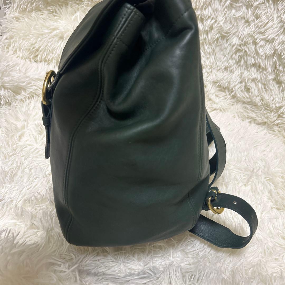 希少 美品　OLD COACH オールドコーチ リュック グリーン USA製