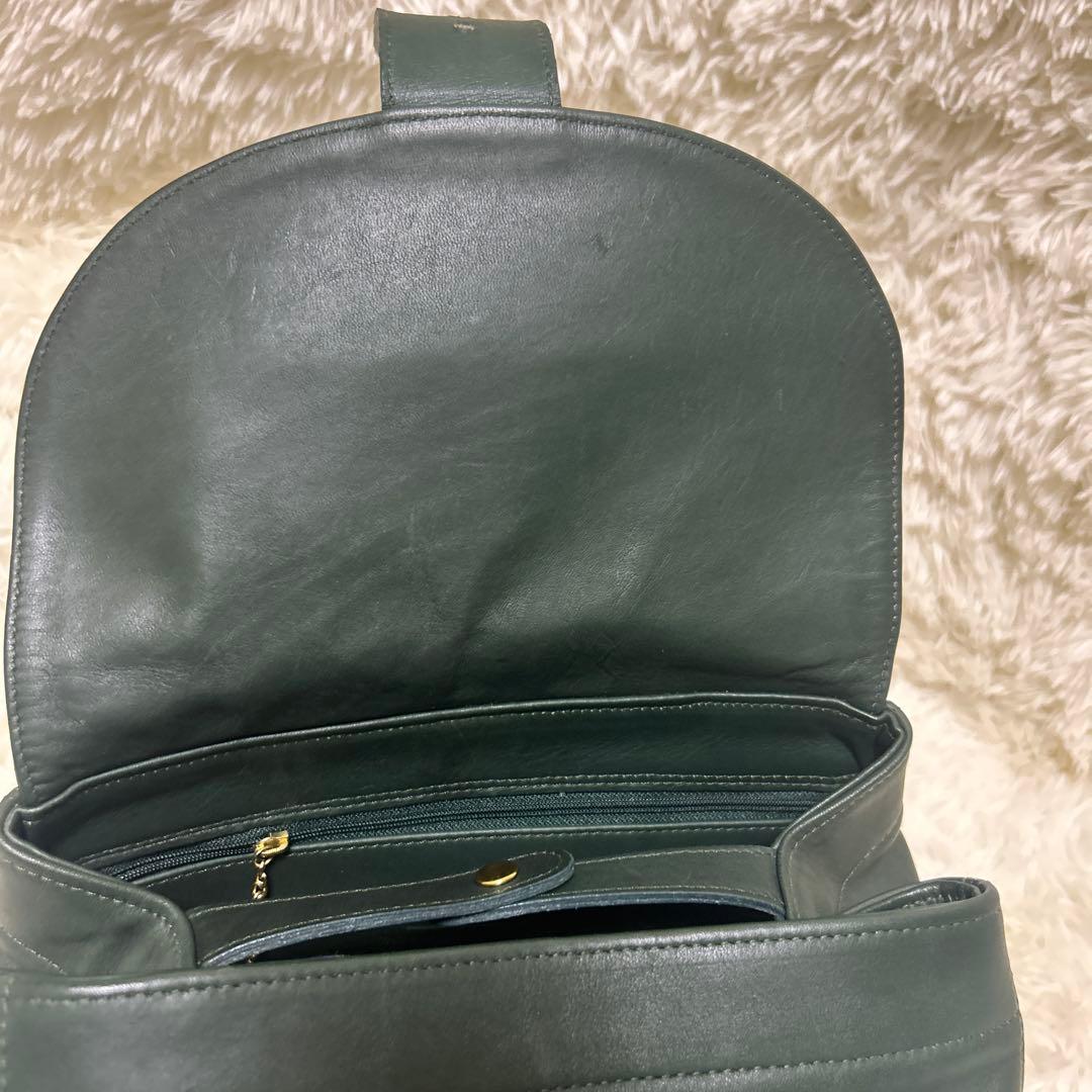 希少 美品　OLD COACH オールドコーチ リュック グリーン USA製