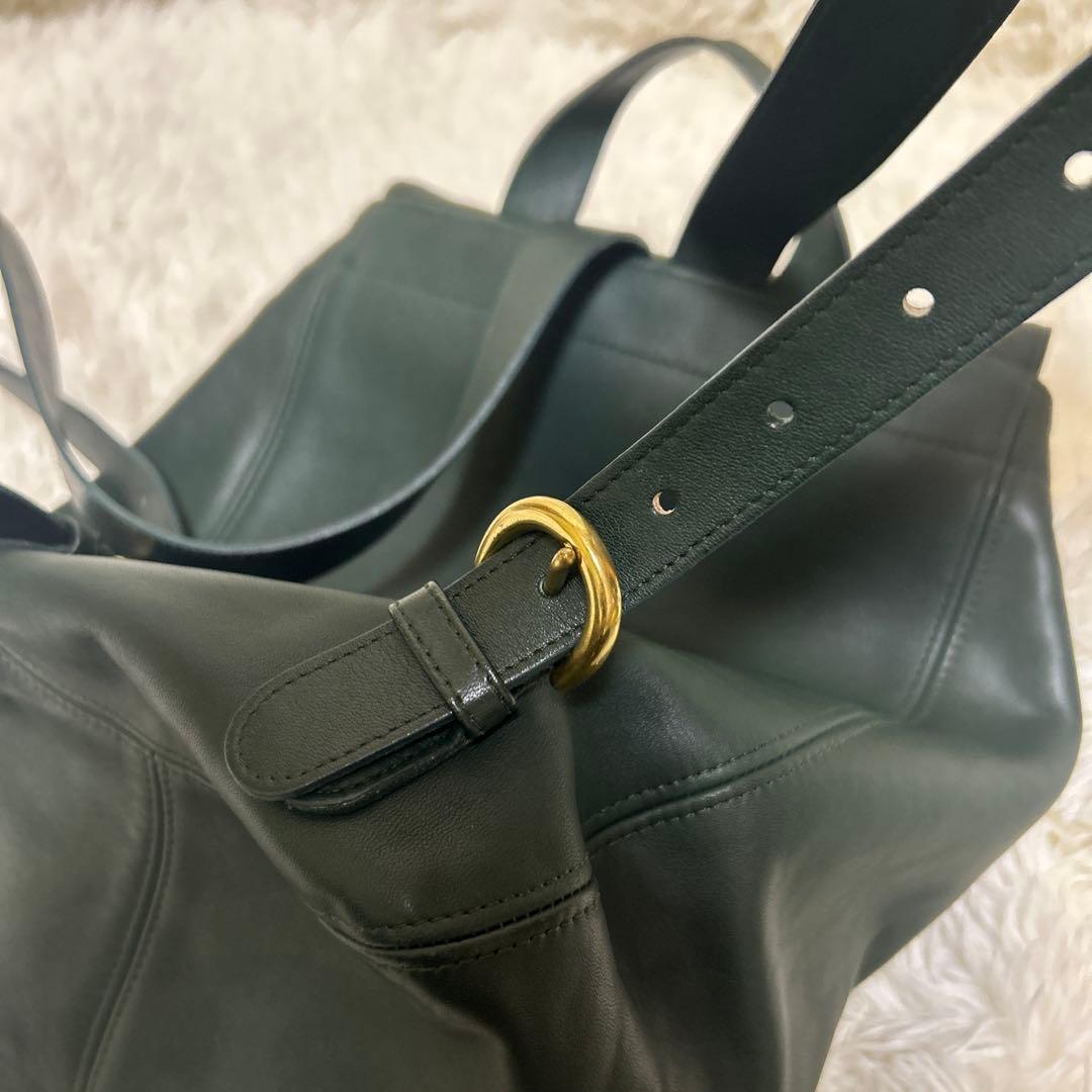希少 美品　OLD COACH オールドコーチ リュック グリーン USA製