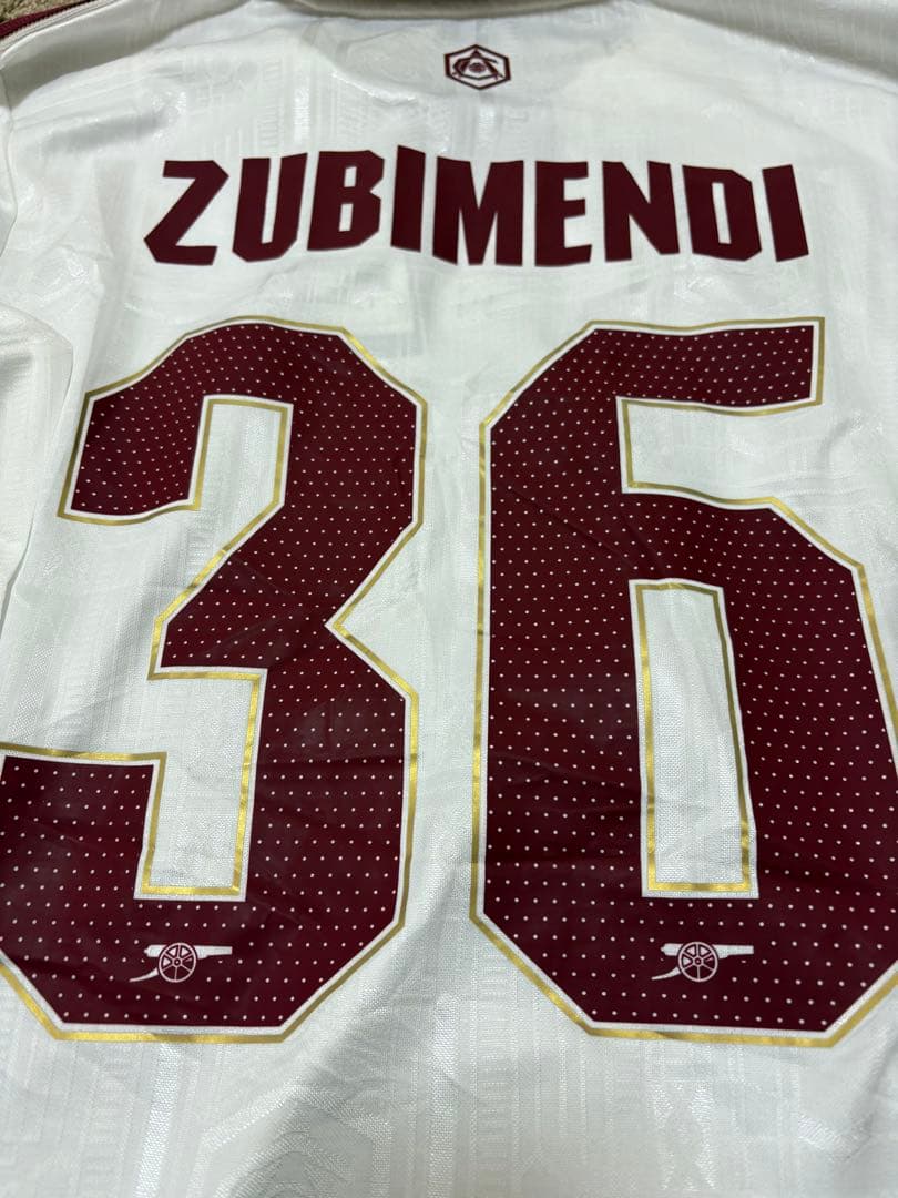 25-26 アーセナル36番 スビメンディ 長袖ユニフォーム