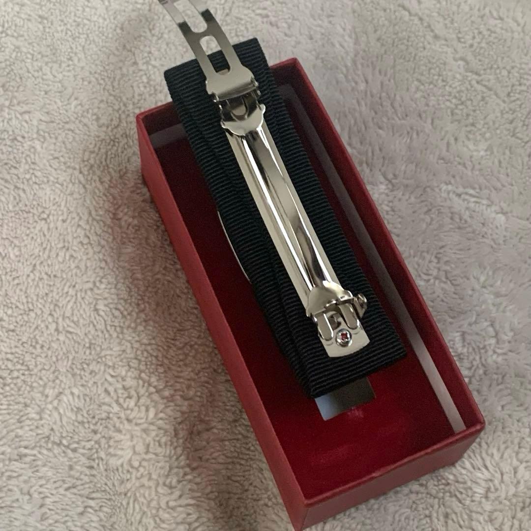 《新品同様》SalvatoreFerragamoフェラガモヘアバレッタ黒　箱付