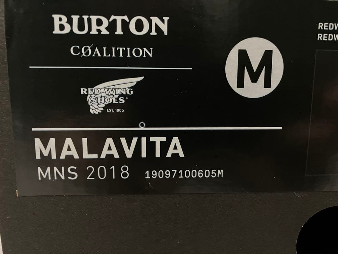 ★RED WING x BURTON Malavita Mサイズ ReFlex