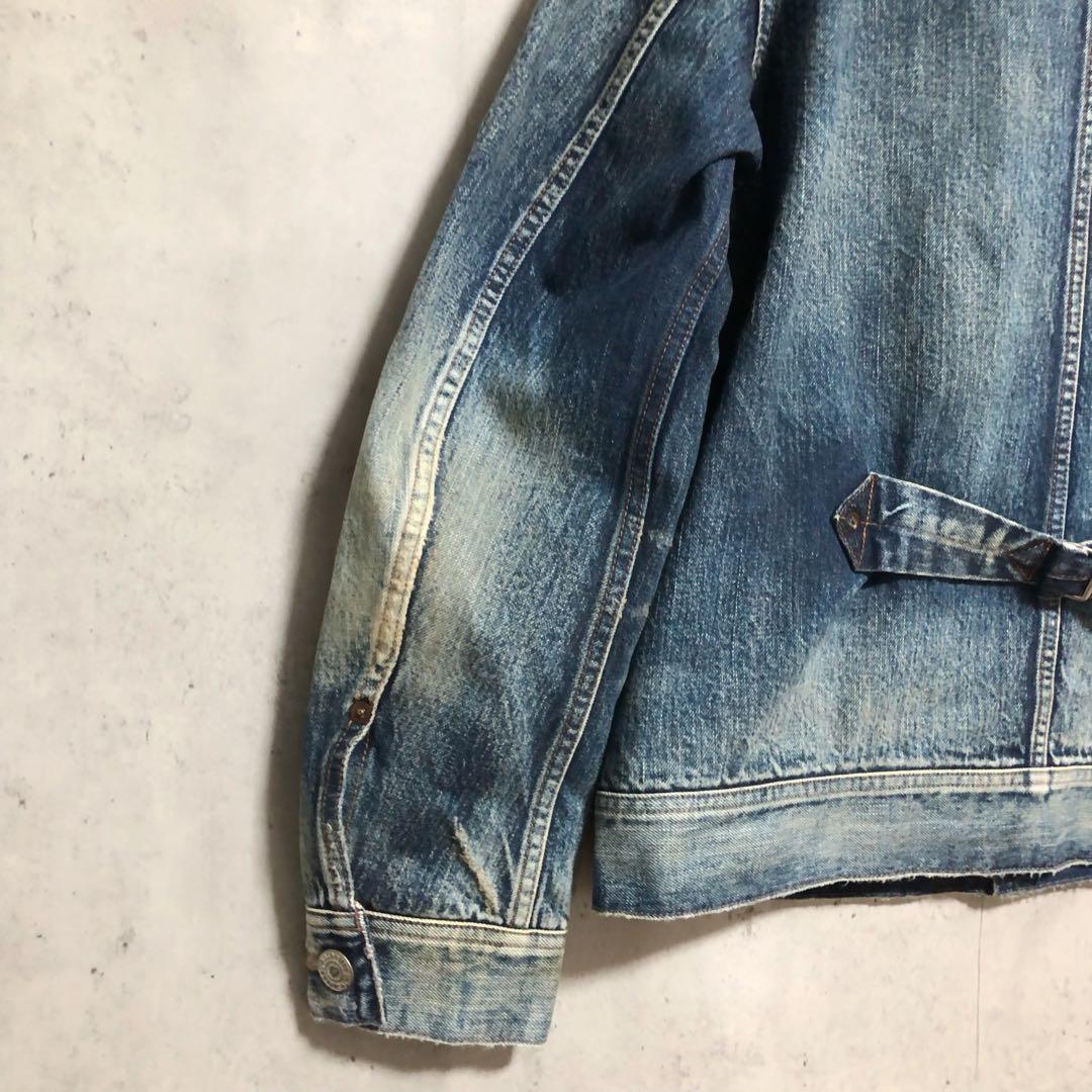 美品　TMT HQ デニムジャケット　ヴィンテージ加工　大戦モデル　Lサイズ
