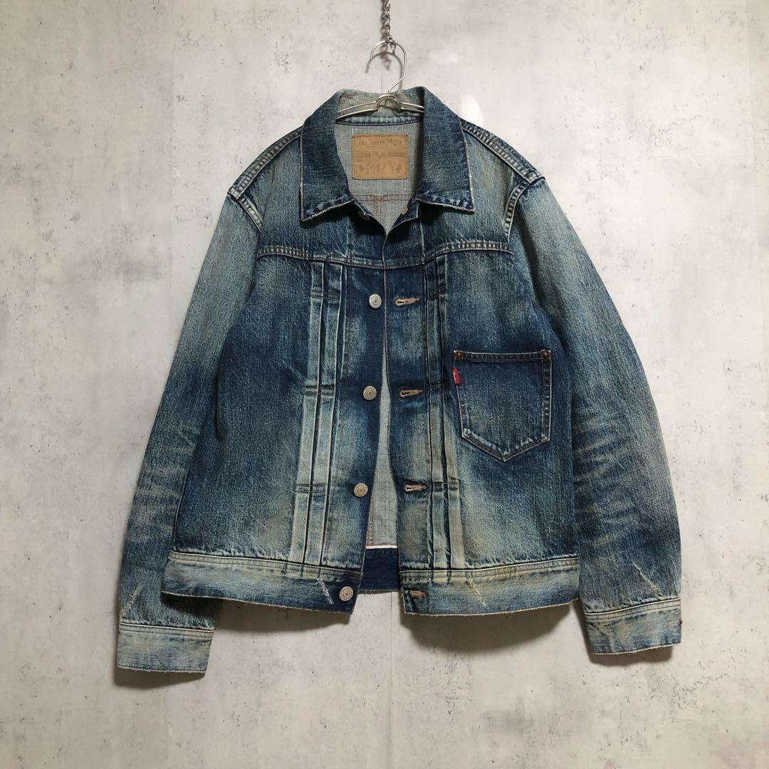 美品　TMT HQ デニムジャケット　ヴィンテージ加工　大戦モデル　Lサイズ
