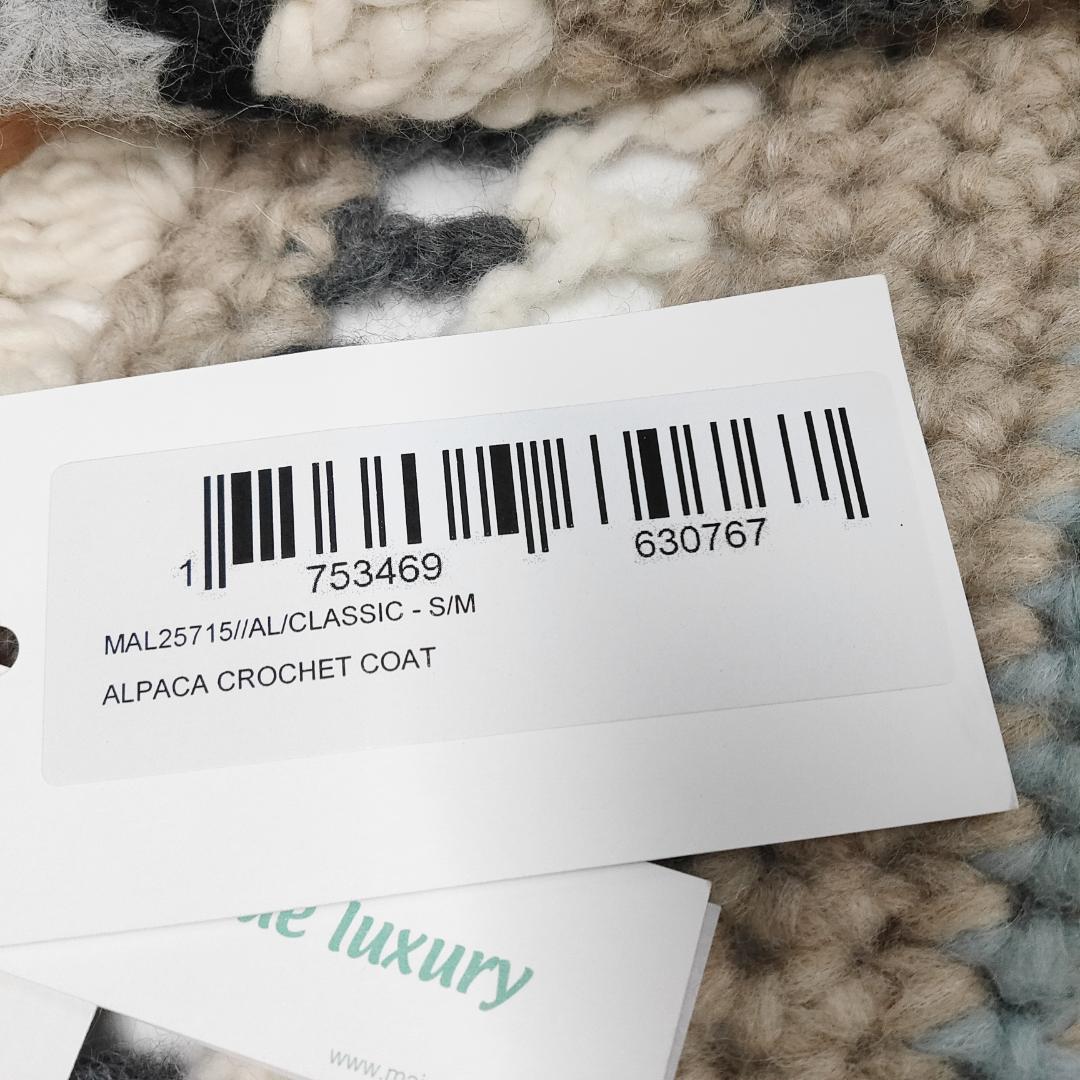 ○☆新品 未使用 maiami アルパカ クロシェット コート 定番ニット