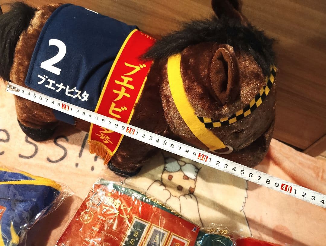 ブエナビスタ ぬいぐるみ 競馬マフラータオル他まとめ売り 6点セット【16】