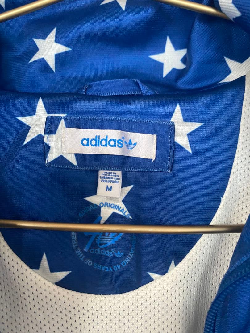 adidas 星柄 ジャージ M 希少 40周年 スター