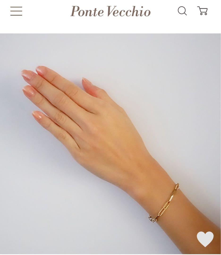 ポンテヴェキオ センプレSEMPREチェーンブレスレット K18ゴールド 現行