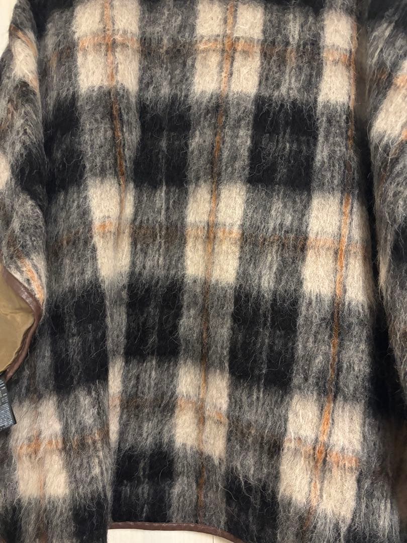 美品【6(ROKU)】SHAGGY CHECK PIPING定価¥64900