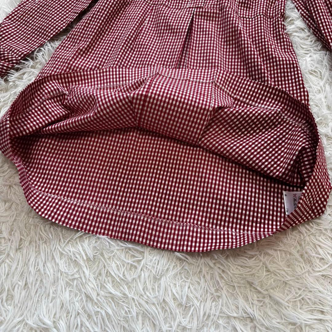 Burberry✨シャツワンピース ギンガムチェック 刻印ボタン 女の子 160