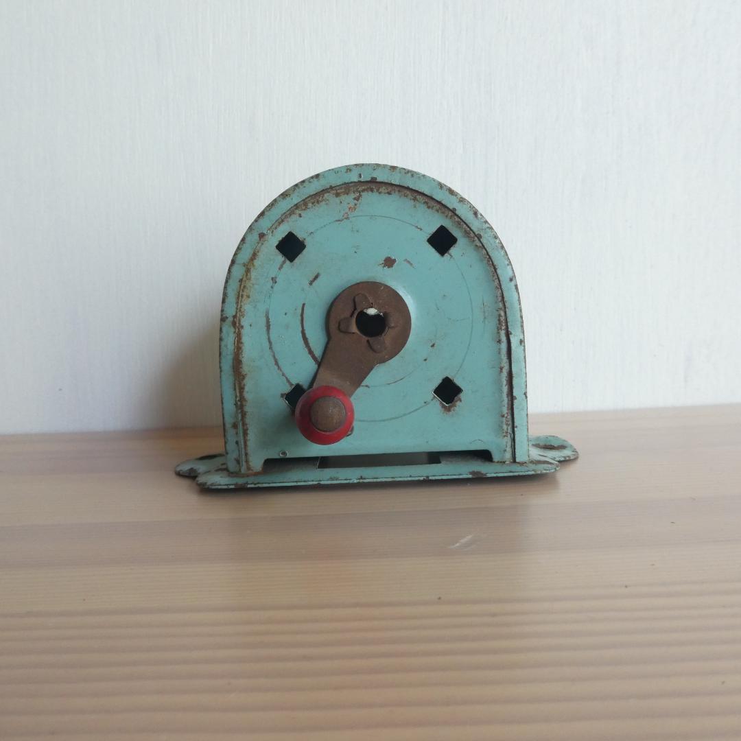 物干し紐　巻き戻し式ランドリーライン　アンティーク　アメリカ製