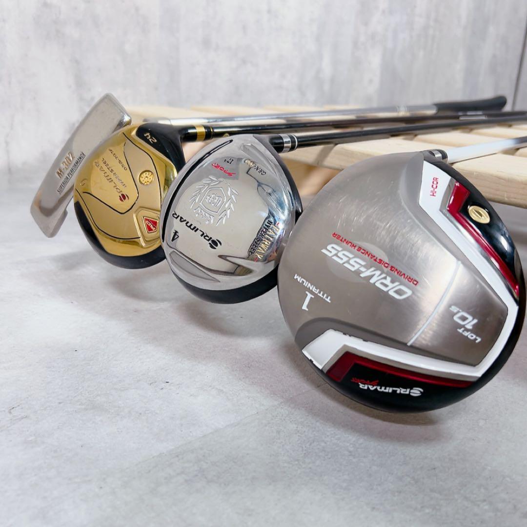 X446 ORLIMER PRGR メンズ ゴルフ クラブセット 14点 13本