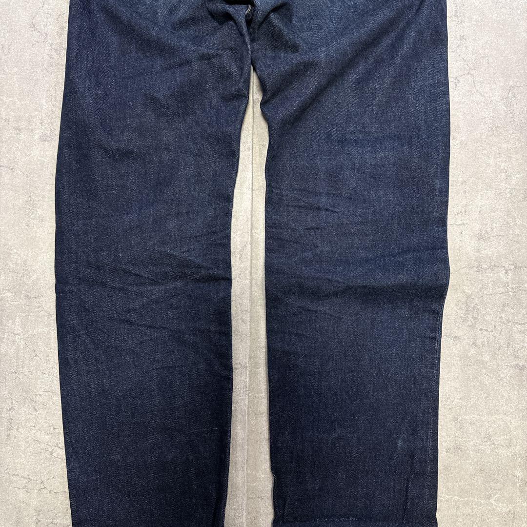 初期 EVISU エヴィス デニム 水牛パッチ W30 赤耳 濃紺 no.2