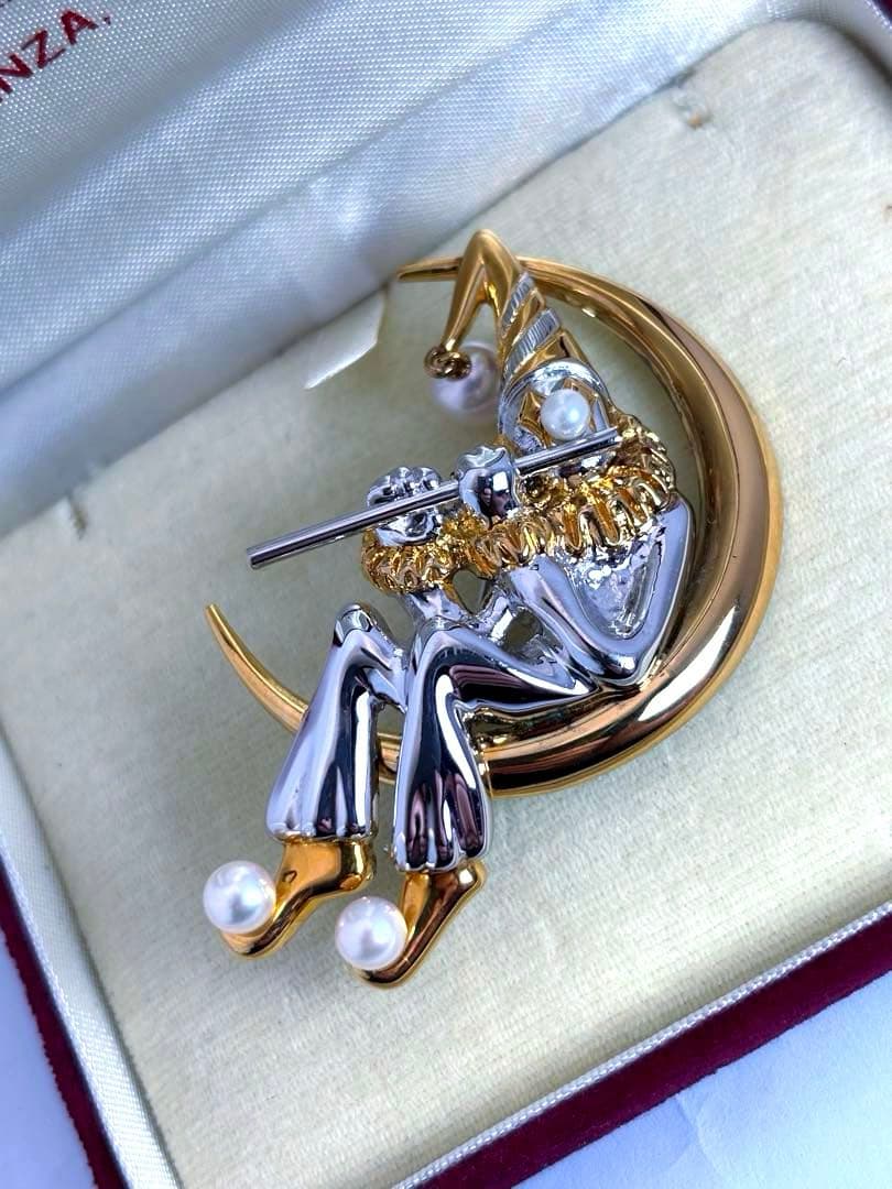 ミキモト ブローチ シルバー パール レディース MIKIMOTO