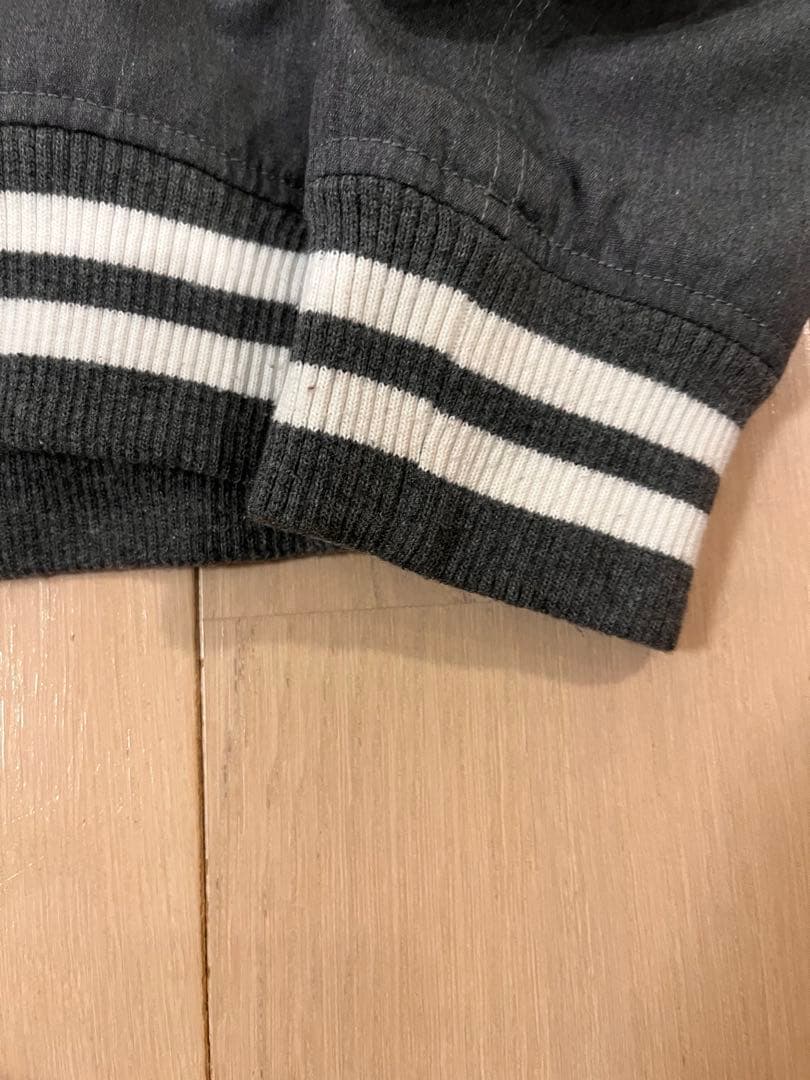 GOODENOUGH ボールパークジャケット スタジャン GEロゴ XL グレー