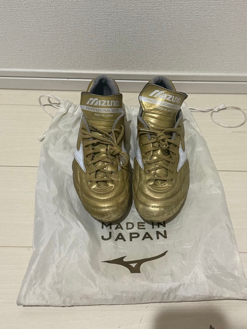 Mizuno モレリアUL JAPAN ゴールド 26.5cm