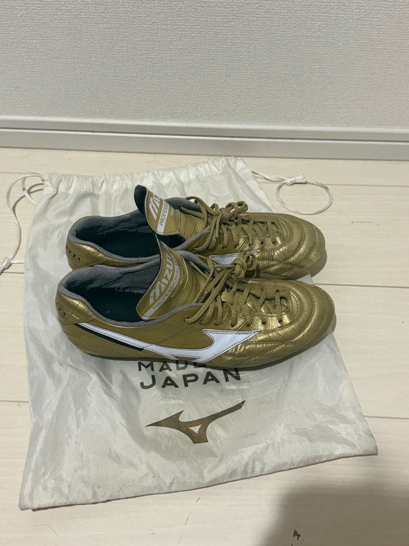 Mizuno モレリアUL JAPAN ゴールド 26.5cm