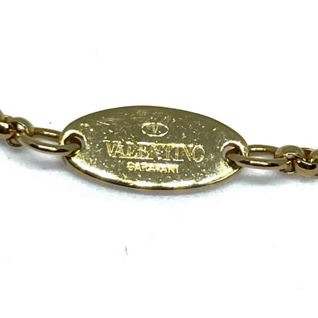 VALENTINO Vロゴ シグネチャー チェーン ブレスレット ゴールドカラー