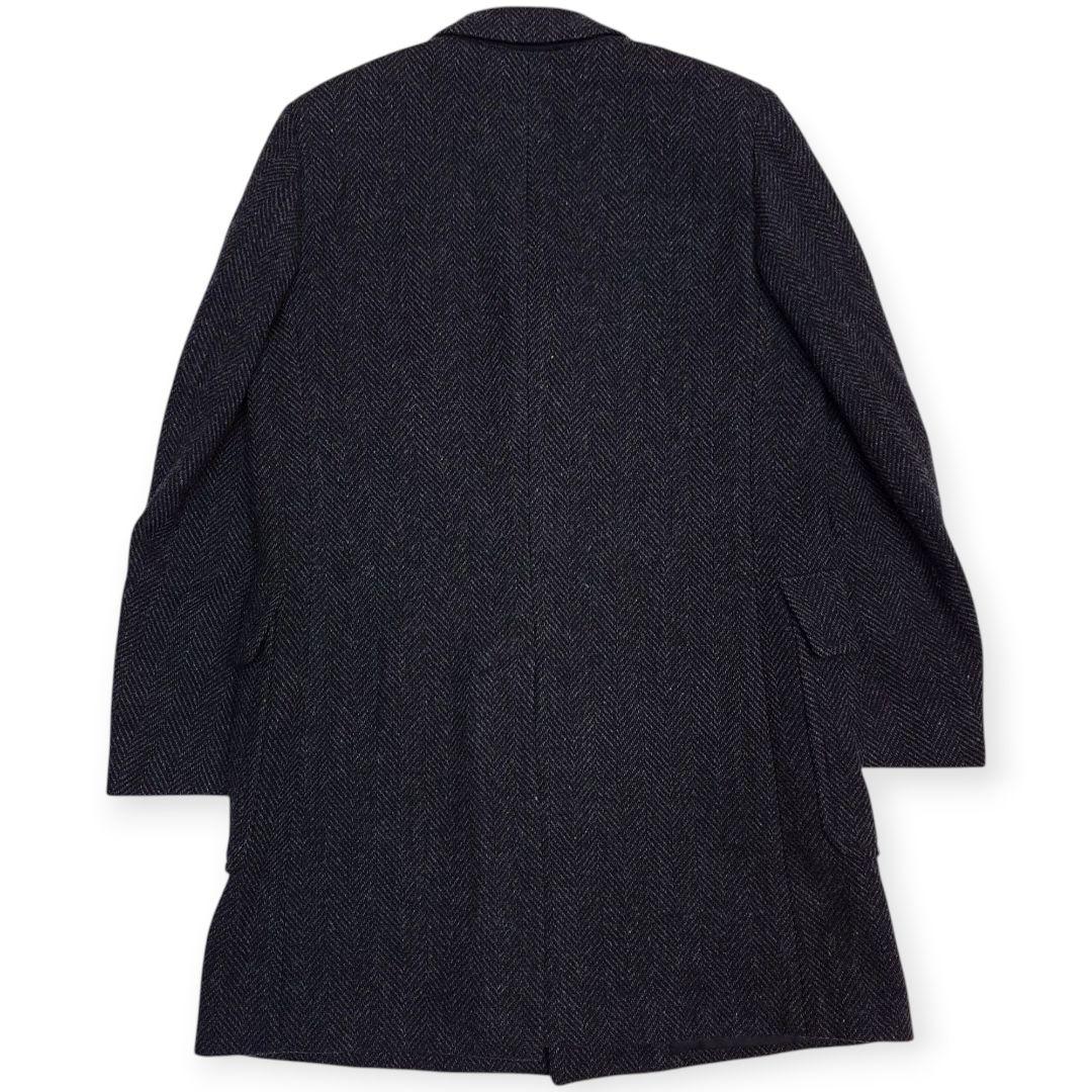 【美品】マーガレットハウエル ウール ヘリンボーン チェスターコート M