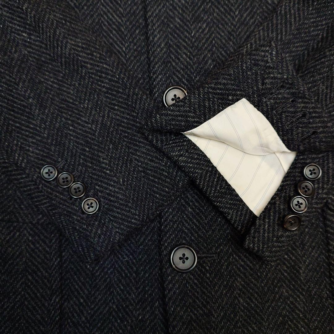 【美品】マーガレットハウエル ウール ヘリンボーン チェスターコート M