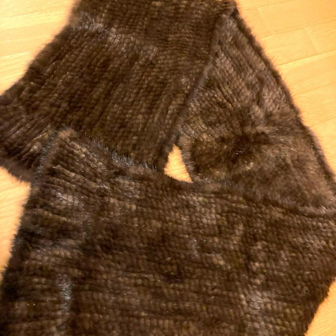 インヴェルナーレINVERNALE ISSIMO ミンクフォックスマフラー毛皮