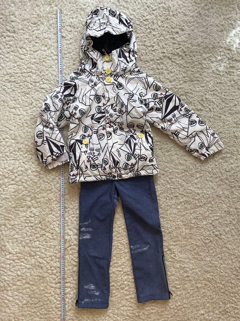 ボルコム　CAT ジャケット　スキニーパンツ　セット　JAMIE LYNN 猫