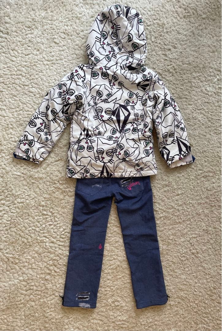 ボルコム　CAT ジャケット　スキニーパンツ　セット　JAMIE LYNN 猫