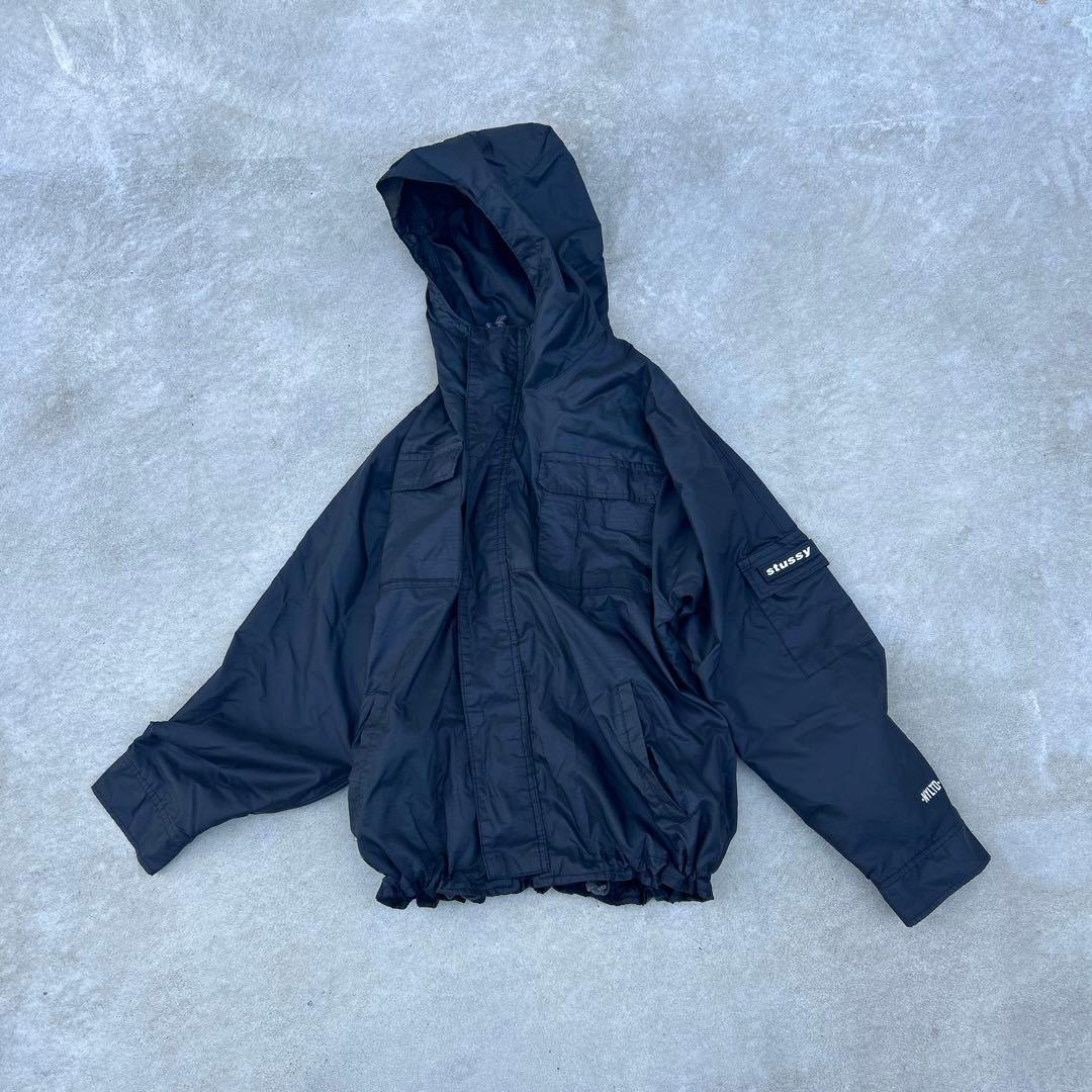超希少！】 90s old stussy マウンテンパーカー ブラック L - メルカリ