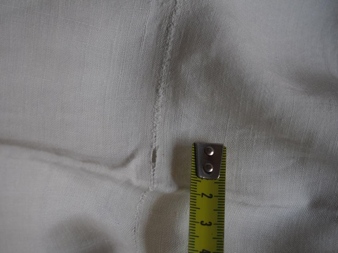 イニシャルM シャンブルリネン ベッドリネン ホワイトリネン/K247