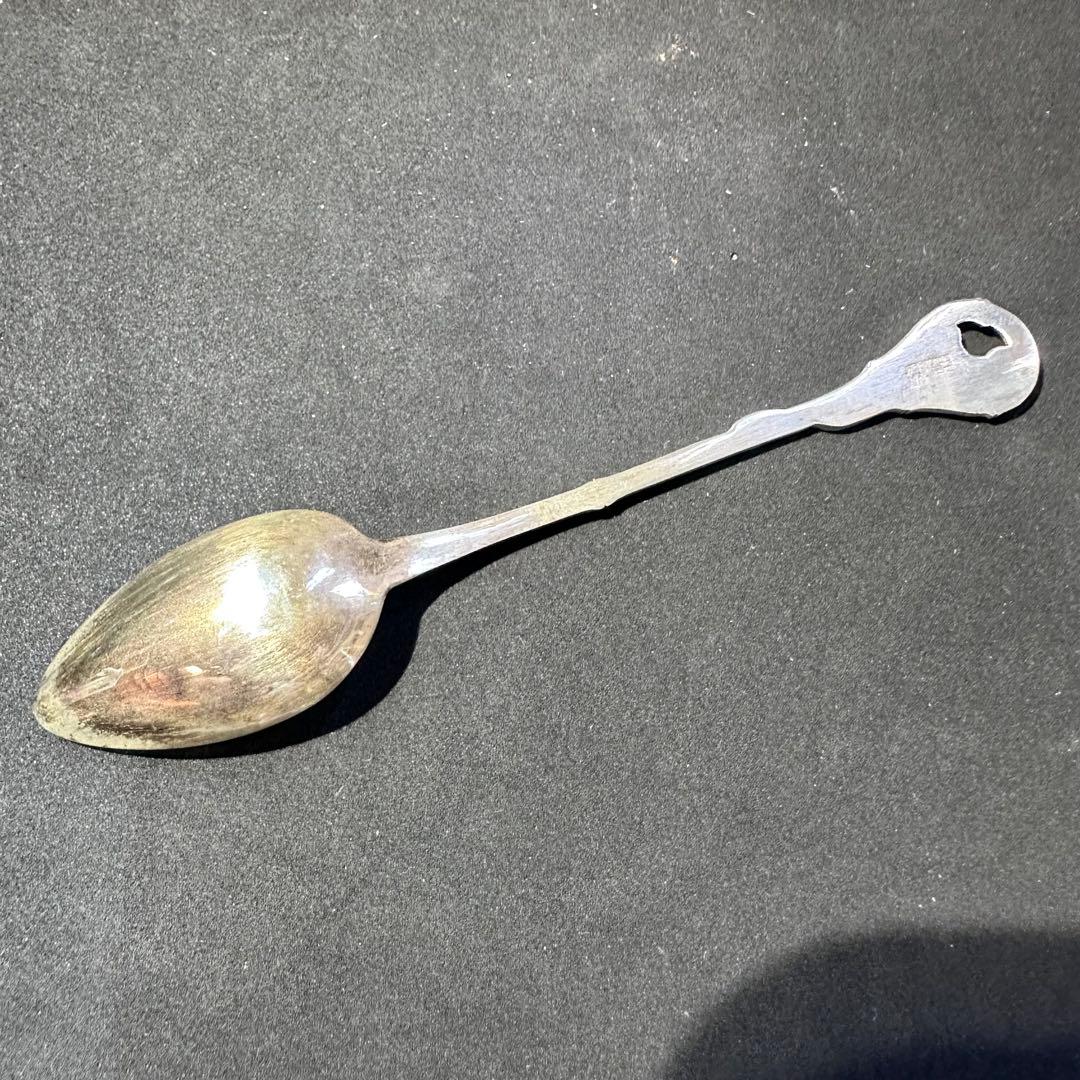 希少☆大正アンティーク銀製スプーン6客未使用品共箱入り