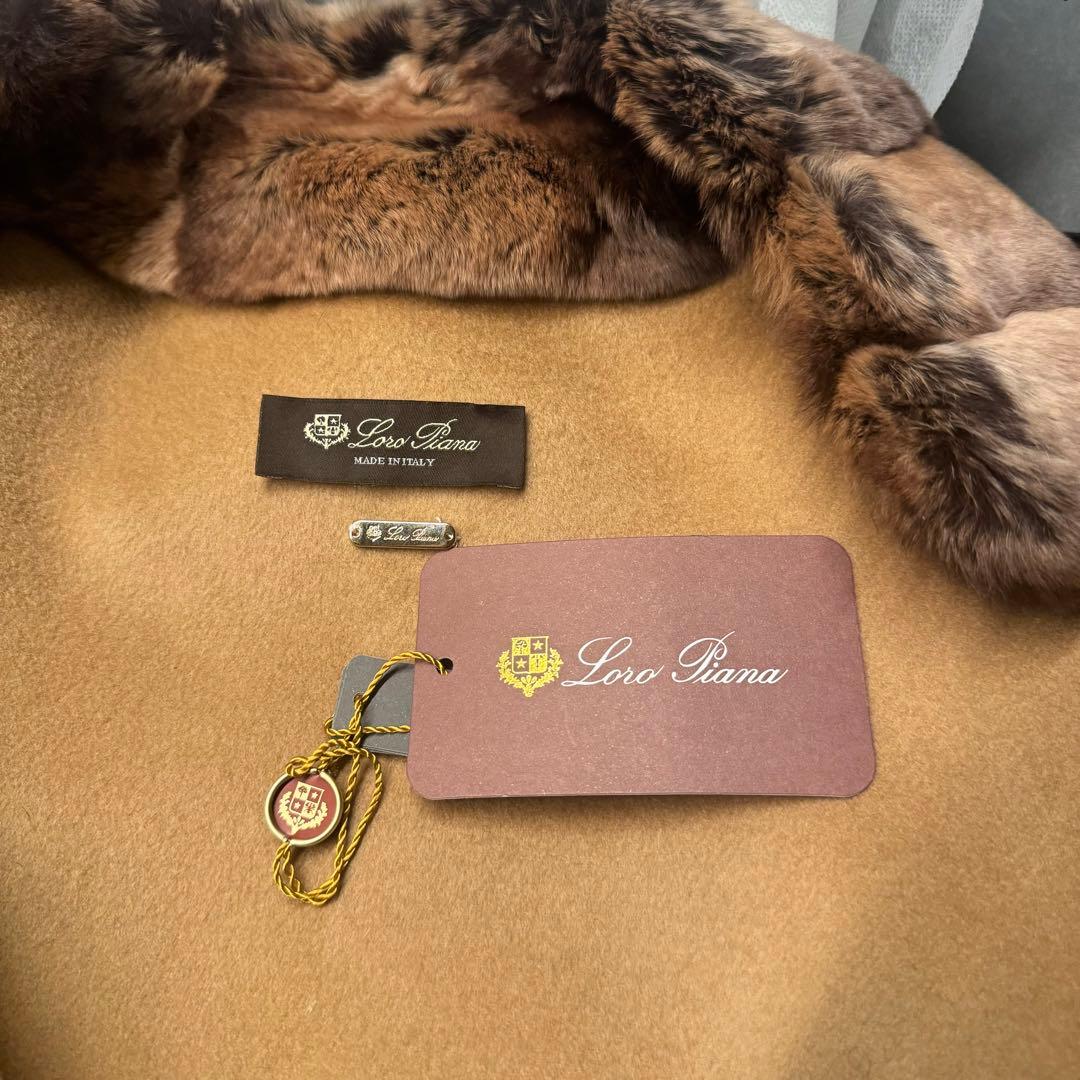 Loro Piana ザルツブルグ　ケープ　カシミヤ　チンチラ