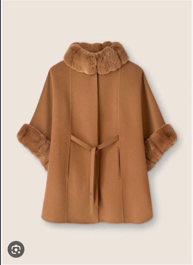 Loro Piana ザルツブルグ　ケープ　カシミヤ　チンチラ