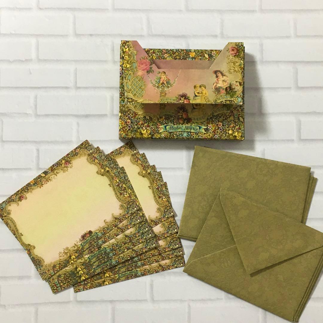 新品／レア！】☆ミハエル・ネグリン☆ミニカード＆封筒×10セット