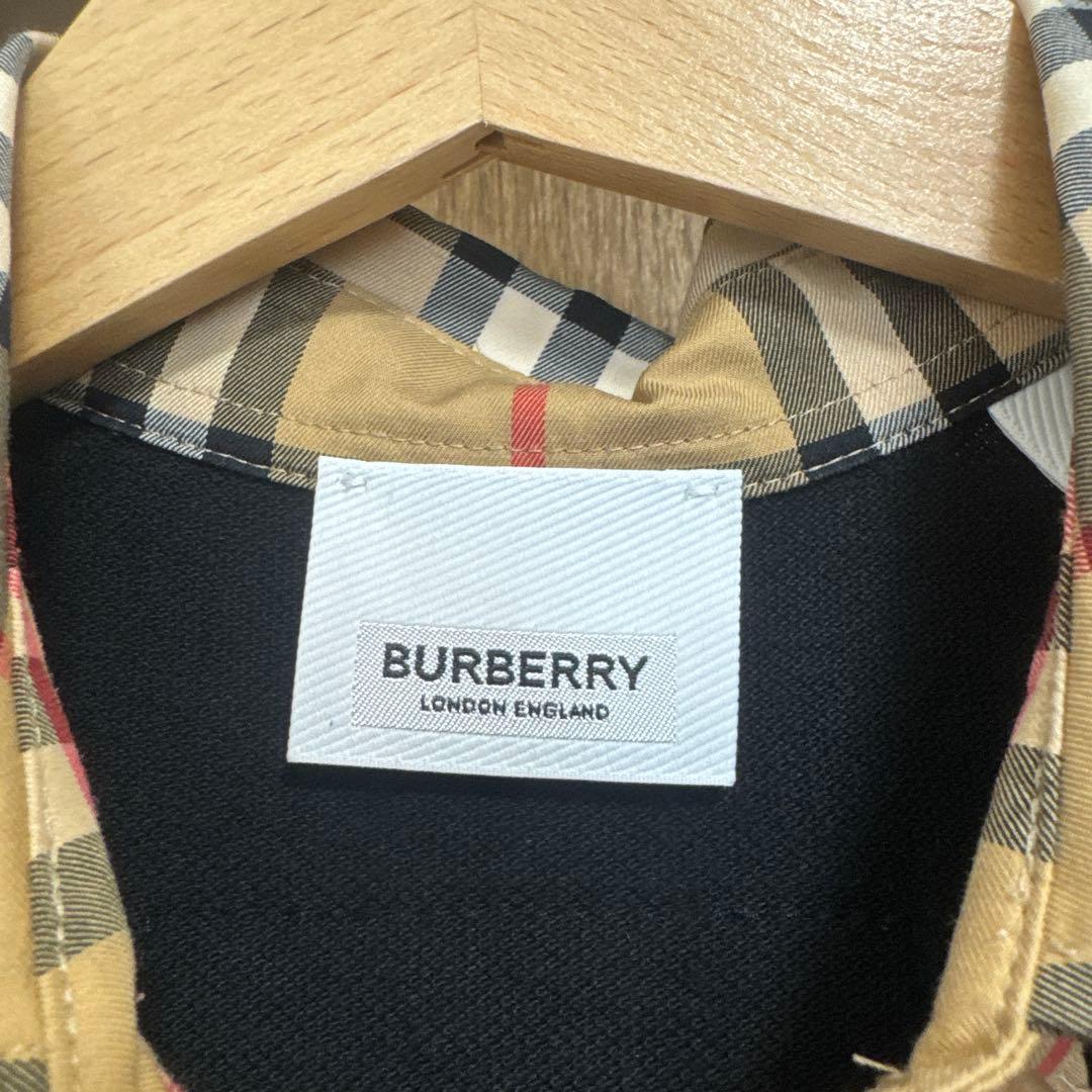 BURBERRY 半袖ワンピース 6Y ブラック/チェック