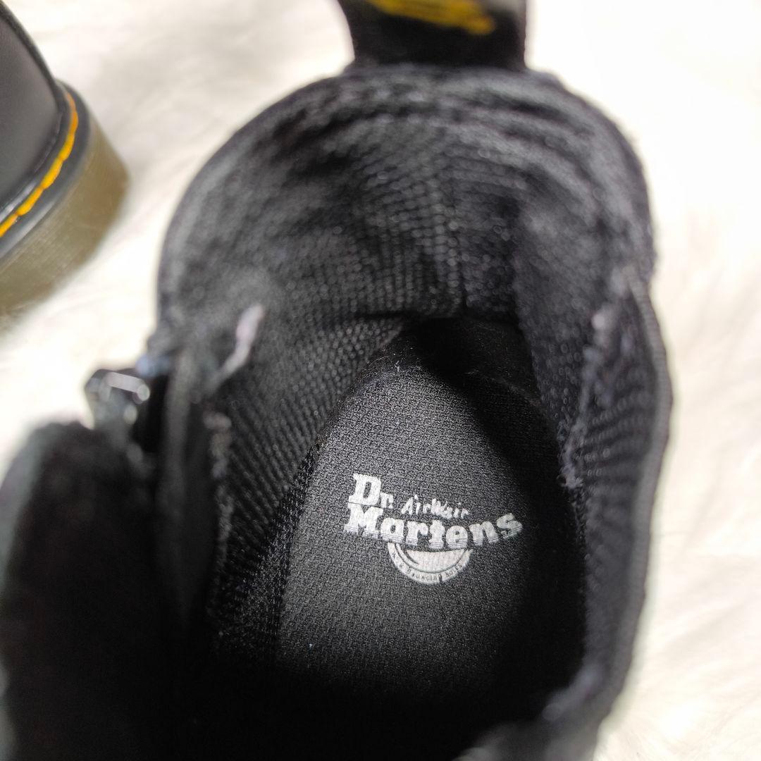 美品【ドクターマーチン】2976J サイドゴアブーツ 19cm サイドジップ 黒