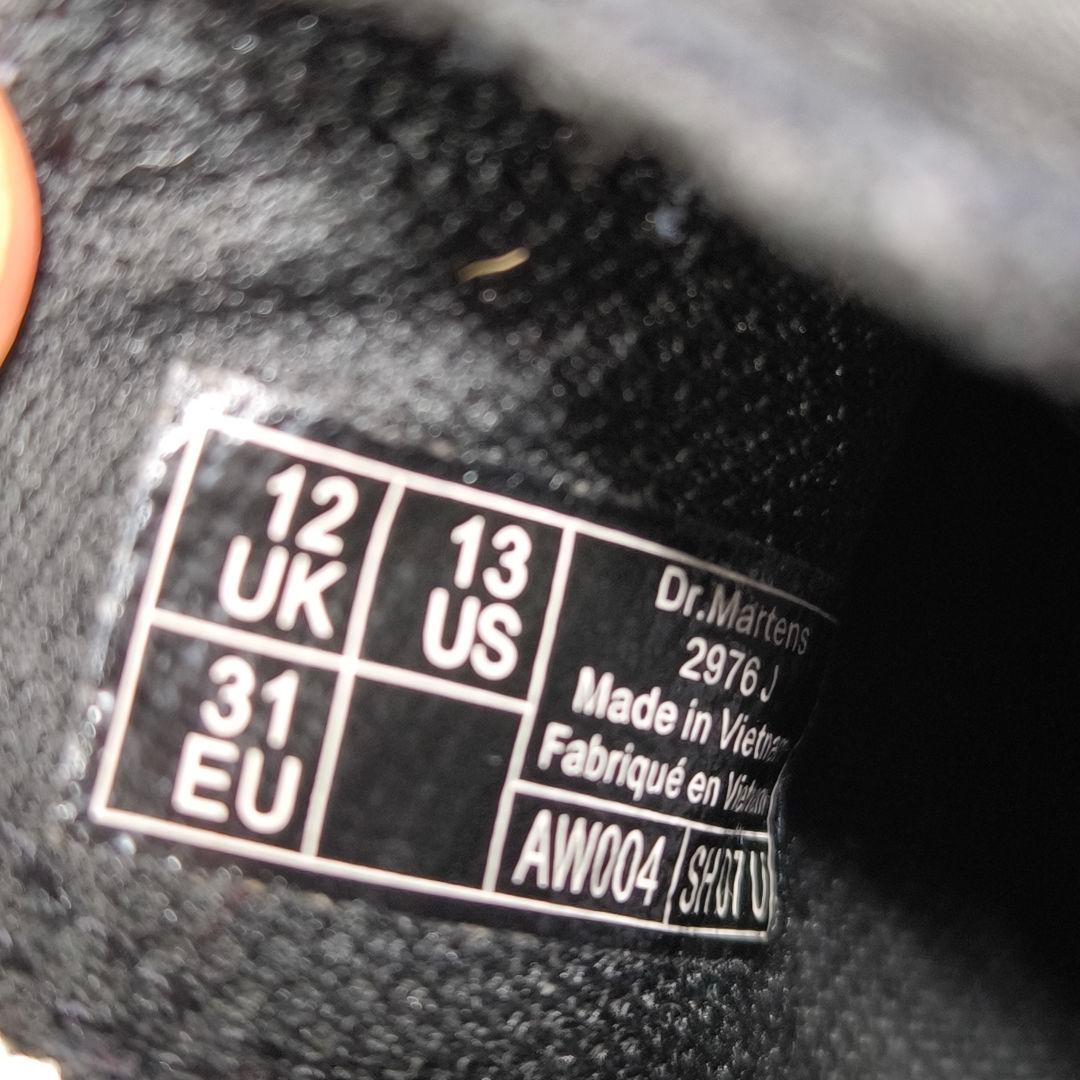 美品【ドクターマーチン】2976J サイドゴアブーツ 19cm サイドジップ 黒