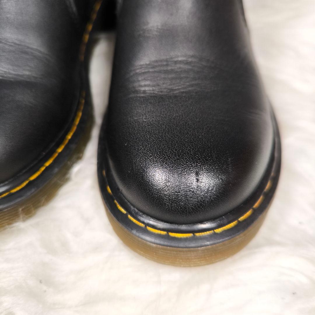 美品【ドクターマーチン】2976J サイドゴアブーツ 19cm サイドジップ 黒